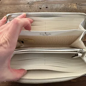 2 piece! Kate Spade Metallic Jackson Leather Medium Satchel Crossbody AND Wallet thumbnail 12