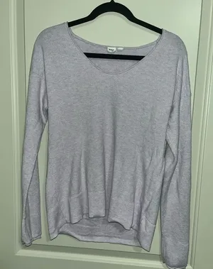 GAP Light Purple Crew Neck Sweater thumbnail 1