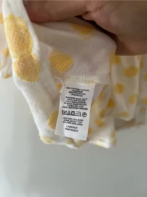 Loft Yellow Polka Dot Peplum Blouse Medium Brunch Spring Feminine Office Career thumbnail 4