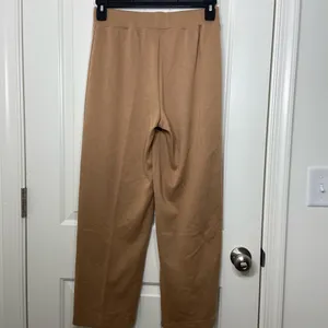EUC Architect women’s‎ bedazzled side tan thick cotton sweatpants medium thumbnail 5