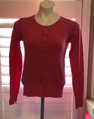 Debut Pink Women's Cardigan Sweater thumbnail 1