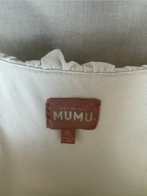 Show Me Your Mumu White Ruffled Greta Dress Size XL thumbnail 9