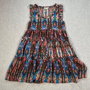 Lilis Closet Anthropologie Sibylline Mini Dress Women's X-Small Sheer Tiered thumbnail 1