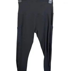 Beyond Yoga Black High‎ Waisted Mesh Pocket Leggings Athleisure XS thumbnail 4