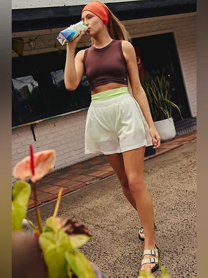 FP Movement When in Venice Mesh Shorts - White combo thumbnail 5