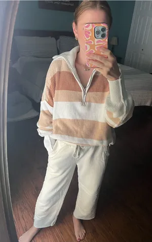 aerie zip up Pull over thumbnail 1