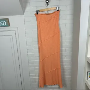 Princess Polly Oscar Midi Dress in Orange Size 8 thumbnail 9