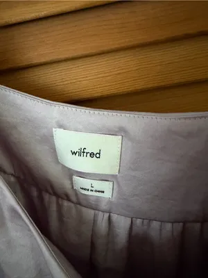 Aritzia Wilfred lovers satin dress mini size Large thumbnail 8