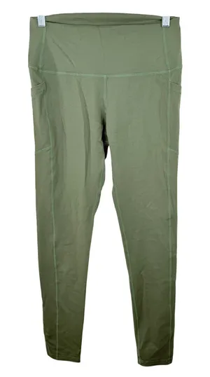 BuffBunny Sage Green Workout Leggings Size Large thumbnail 1