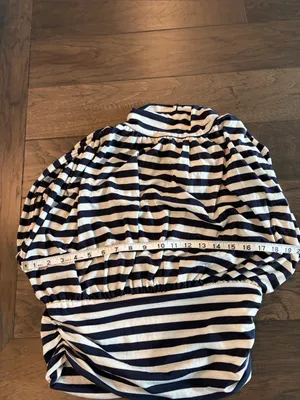 New With Tags Anthropologie Maeve Petite Striped Tee Sz MP thumbnail 8