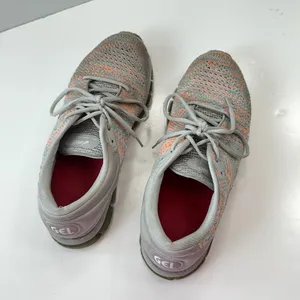 Asics Gel-Quantum 360 Knit Running Shoes Athletic Gym Gray Orange Women's Size 9 thumbnail 5