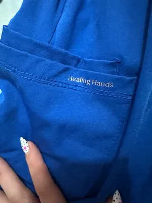 Healing Hands Blue Navy Scrub Pants thumbnail 4