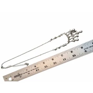 BLV Belle La Vie Black Crystal Chandelier Necklace thumbnail 6