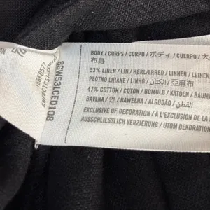 NWT Abercrombie‎ & Fitch Womens M (Long) Pants Black Wide Leg Linen Blend NEW thumbnail 14