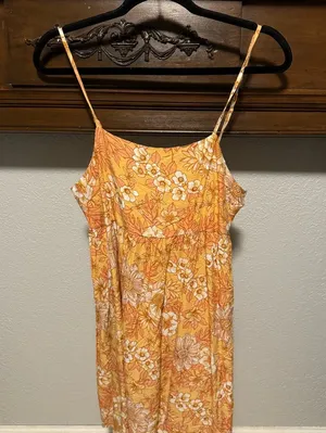 Wallflower Yellow Floral Dress thumbnail 1