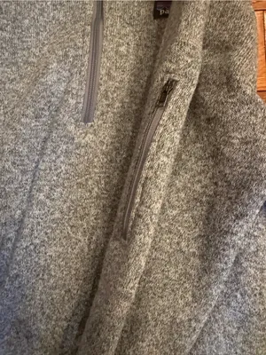 Patagonia Women's Better Sweater 1/4 Zip Fleece Pullover Size Large EUC GRAY thumbnail 4