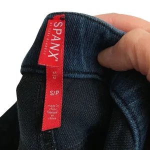 Spanx Jean-ish ankle length leggings women’s S denim blue twilight rinse pull on thumbnail 6