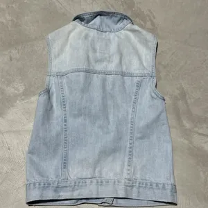 VaTg Y2K HOLLISTER Button Up Blue Jean Jacket Women's Size XS Denim Casual Coat thumbnail 6