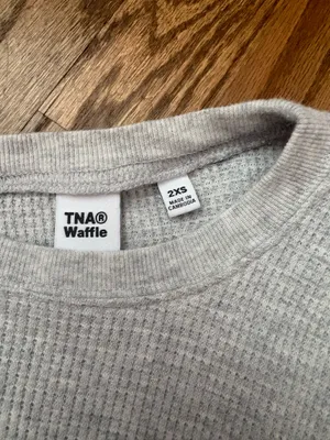 Long Sleeve Aritzia TNA Waffle thumbnail 2