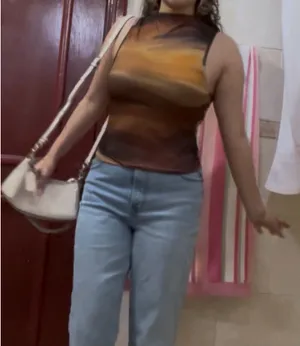 SheIn Brown Top thumbnail 4