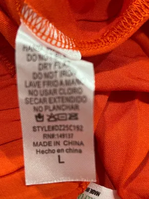 Double Zero Red/orange palazzo Pants size Large thumbnail 7
