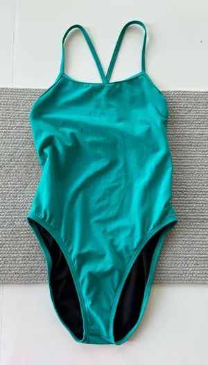 Jolyn Brandon 2 Teal Onesie One Piece Swimsuit Size 32 thumbnail 1