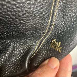 The‎ Sak Deena flap crossbody bag black pebbled leather thumbnail 3