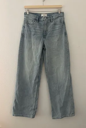 Banana Republic high rise rigid wide leg jeans thumbnail 1