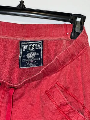 PINK Victoria’s Secret Red Pink Sweatpants thumbnail 5