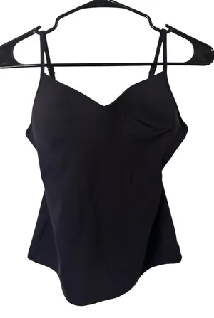 NY & Co Black Padded Cup Tank Top Women Sz S thumbnail 1