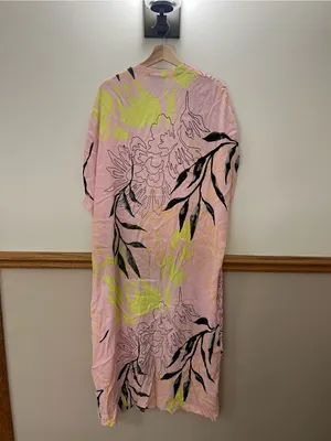EUC Anthropologie Bel Kazan Kimono Floral Tropical Beach Cover Up OS Ret $138 thumbnail 6