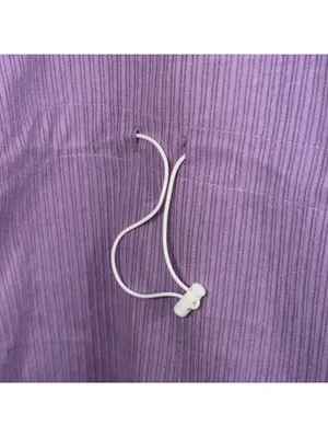Boutique Purple Corded Quarter Zip Pullover Large NWOT thumbnail 7