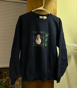 North Crest Vintage Retro Christmas Sweater thumbnail 1