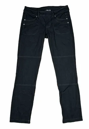 Athleta Women's Size Small Black Pull On‎ Pants Pockets Stretch Straight Leg thumbnail 1
