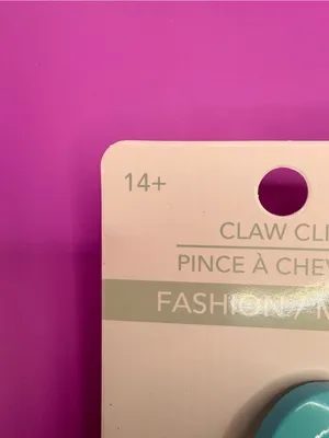 Pink Heart Hair Claw Clip thumbnail 5