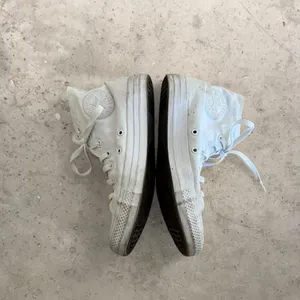 converse all white high tops  thumbnail 2