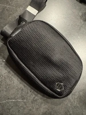 LULULEMON - Black Everywhere Belt Bag 1L Knit Mesh - $48 thumbnail 2