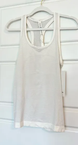 White Lululemon Swiftly Tech Tank Racerback Top thumbnail 1
