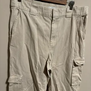 Wilfred TNA ARITZIA Cargo Pants Flax Beige Tan- Size XL thumbnail 5