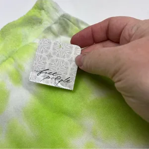 Intimately Free People Womens Size XS Lime Green Grey‎ Gray Tie Dye Shorts NEW thumbnail 2