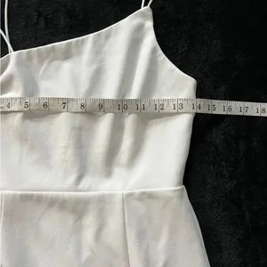 Lulus Party for Two Ivory‎ Asymmetrical Bodycon Mini Dress White Size Medium thumbnail 7