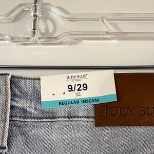 Judy Blue Light Wash Wide Leg Jeans - Pale Blue thumbnail 6