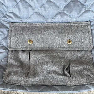 Eddie Bauer Puffer and Wool Tote Bag Travel Overnight Quilted thumbnail 2