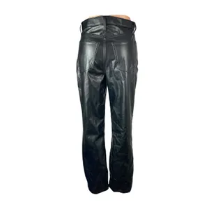 Abercrombie & Fitch Faux Vegan Leather High Rise Straight Trousers Dress Pants 4 thumbnail 4