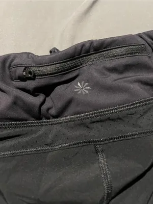 Athleta run with it black shorts thumbnail 9