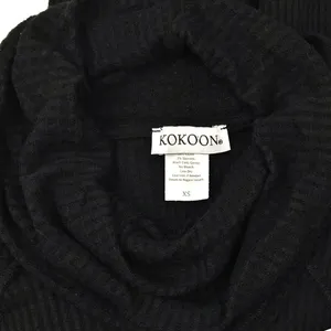 Kokoon JoJo Cowl Neck Waffle Knit Dress Sz XS Cozy Comfort Minimal thumbnail 7