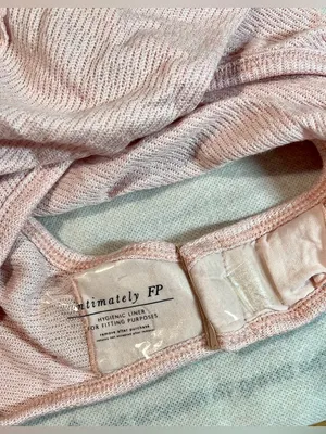 Free People Intimately Sloane Long Sleeve Henley Bodysuit Pink Nectar Small thumbnail 10