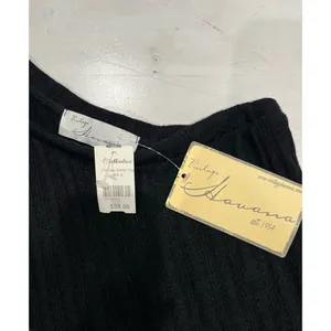 New w tags! vintage havana black one shoulder top‎ thumbnail 2