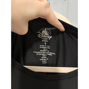 NEW Disney Parks Disneyland Black Minnie Bow Ears Sequin Glitter T-shirt S thumbnail 2