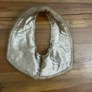 Vintage Light Brown Mink Fur Collar Neck Wrap One Size thumbnail 4